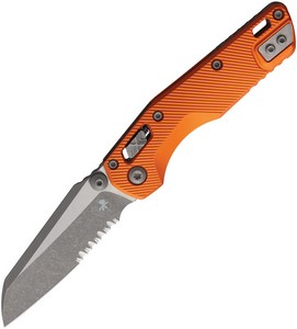 MCT210M11APFLOR Microtech Standard Issue MSI Mini Ram-Lok Pocket Knife Orange